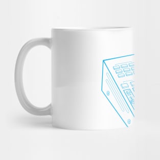 Beat Maker (Vivid Cerulean Lines) Analog / Music Mug